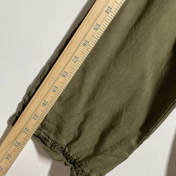 Social Standard By Sanctuary Womens Olive Tencel Safari Utility Jacket Size XL - Picture 8 of 9